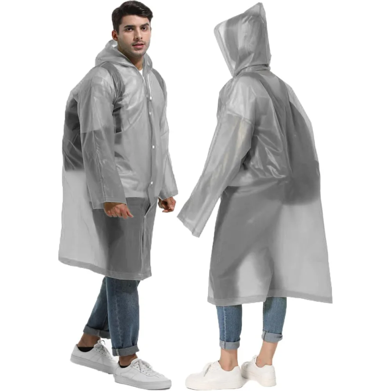 Emergency Poncho Rain - Jas Hujan Dewasa Sekali Pakai yang