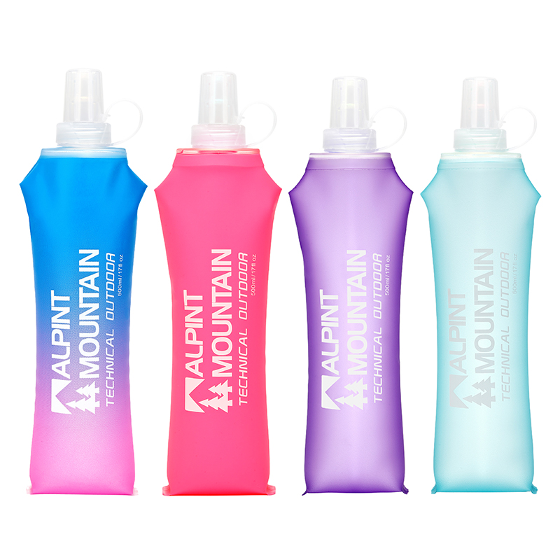 Botol Air Lipat 500ml Anti Boc - Water Bag Collapsible ulasan dan harga