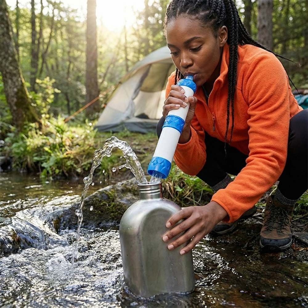 Sedotan Filter Air Mini, Penje - Water Purification Straw ulasan dan harga
