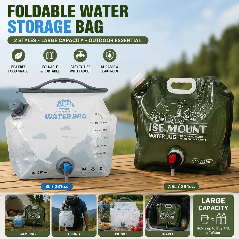 Kantong Air Lipat Portabel Kap - Water Bag Collapsible ulasan dan harga